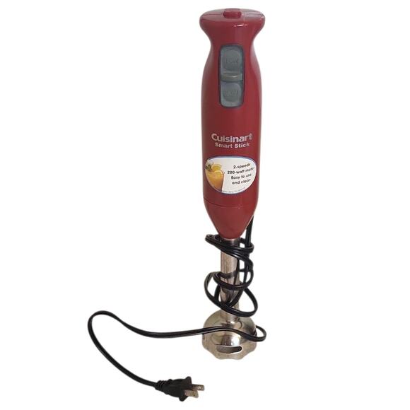 Cuisinart CSB-75R Smart Stick 2-Speed Immersion Hand Blender, Red - Picture 3 of 4